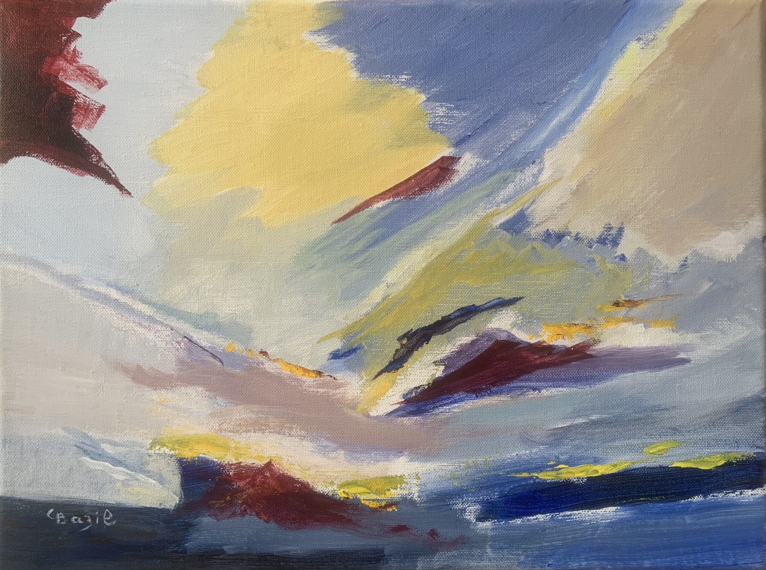 Sonate d' hiver, 30 x 40